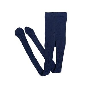 Tights Footed Navy Blue Girls Size 4-6x